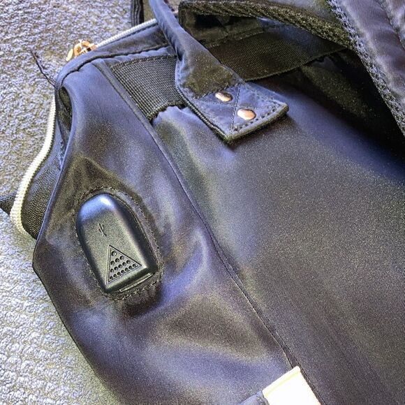 Vsnoon Quilted Black Diaper Travel Backpack with USB‎ Port & Laptop Sleeve main image 8